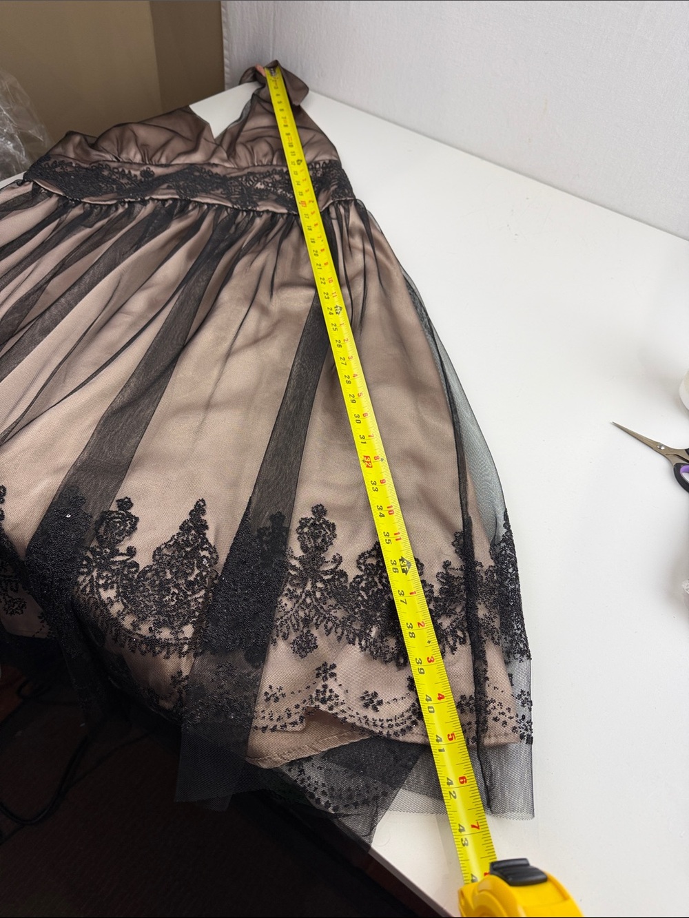 Jessica Vintage Tulle Halter Dress - Picture 7 of 10